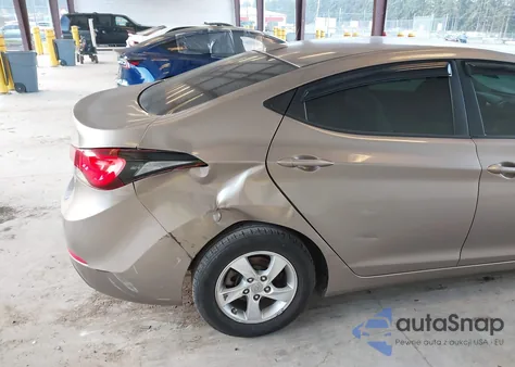 2015 Hyundai Elantra Se z USA, uszkodzony, nr VIN 5NPDH4AE9FH650646